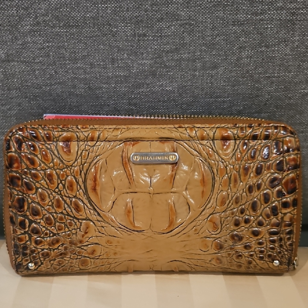 Brahmin Crocodile Embossed Wallet